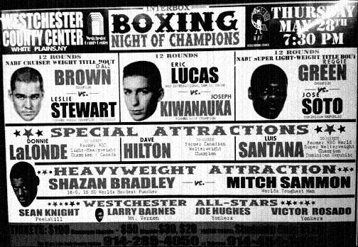 Boxing memorabilia on the museum wall at the club