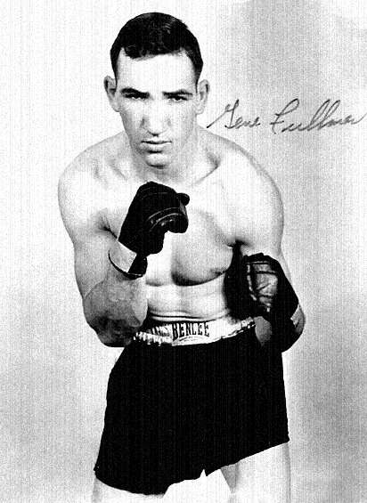 Boxing memorabilia on the museum wall at the club