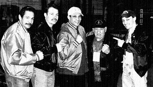 Center To Right John LaMotta - Kid Sharkey - Nicky Knuckles
