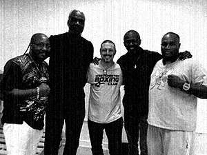 Junior Jones, Charles Oakley, Nick Delury, Mark Breland, Richard Burton