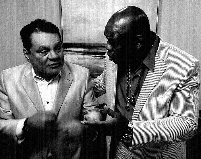 Roberto Duran And Iran Barkley