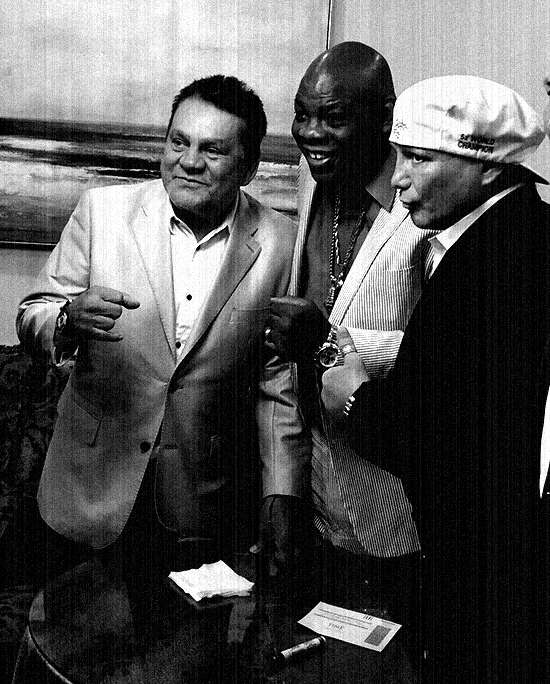 Roberto Duran, Iran Barkley, Vinnie Paz