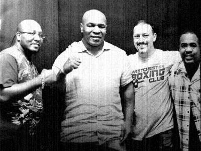 Junior Jones, Nick Delury, Mike Tyson and Larry Barnes